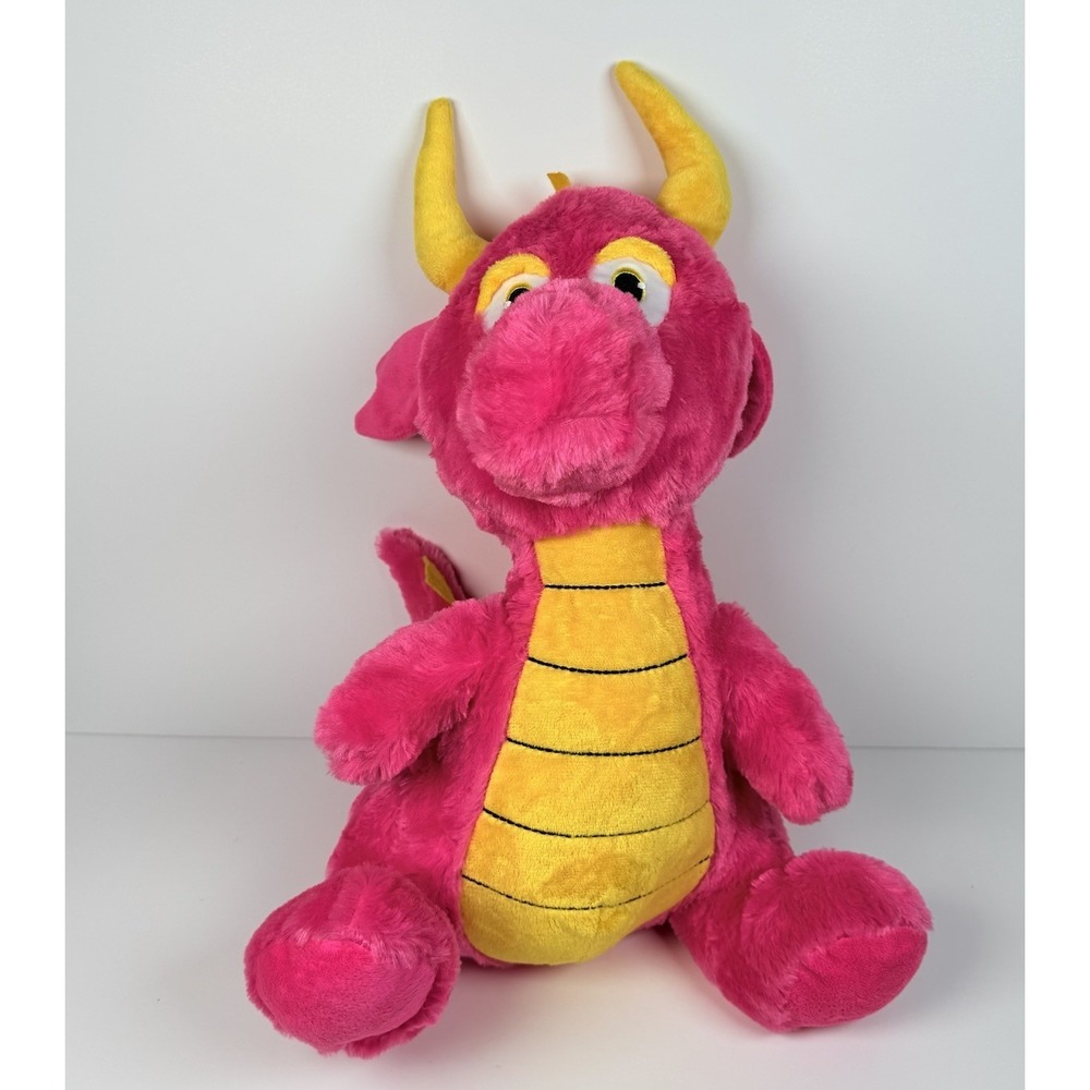 BJ Toy Company Pink Dragon Plush Stuffed Animal Mythical